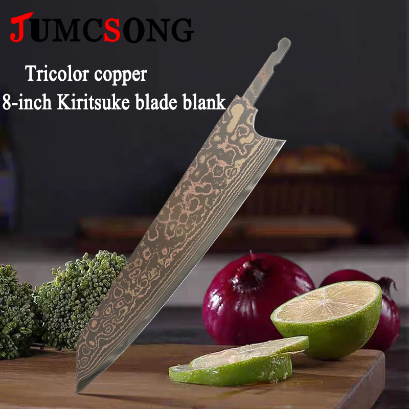 Kitchen Appliances Store - JUMCSONG Lame de couteau Kiritsuke tricolore