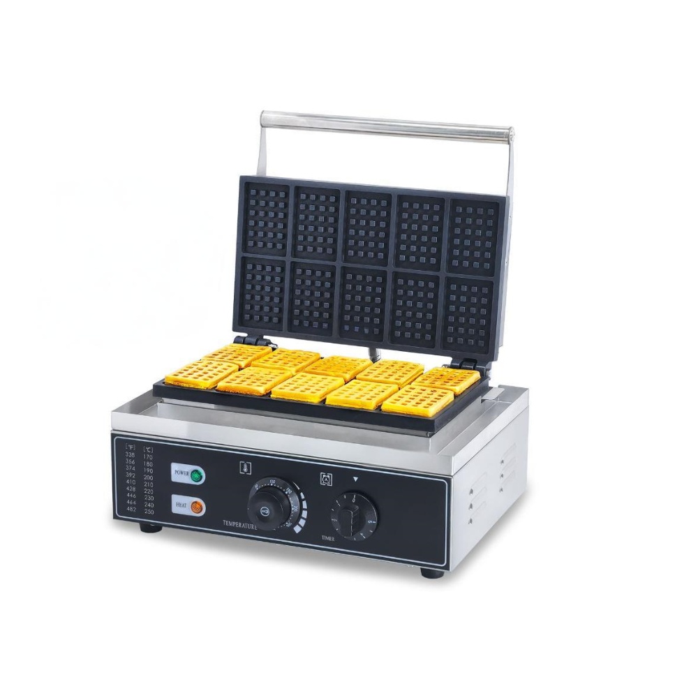 Waffle Iron Belgian - Machine à gaufres belges industrielle 220V