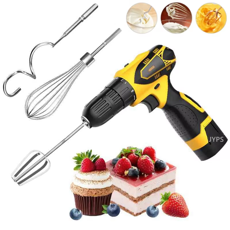 Hand Mixer Electric - Fouet batteur à œufs en acier