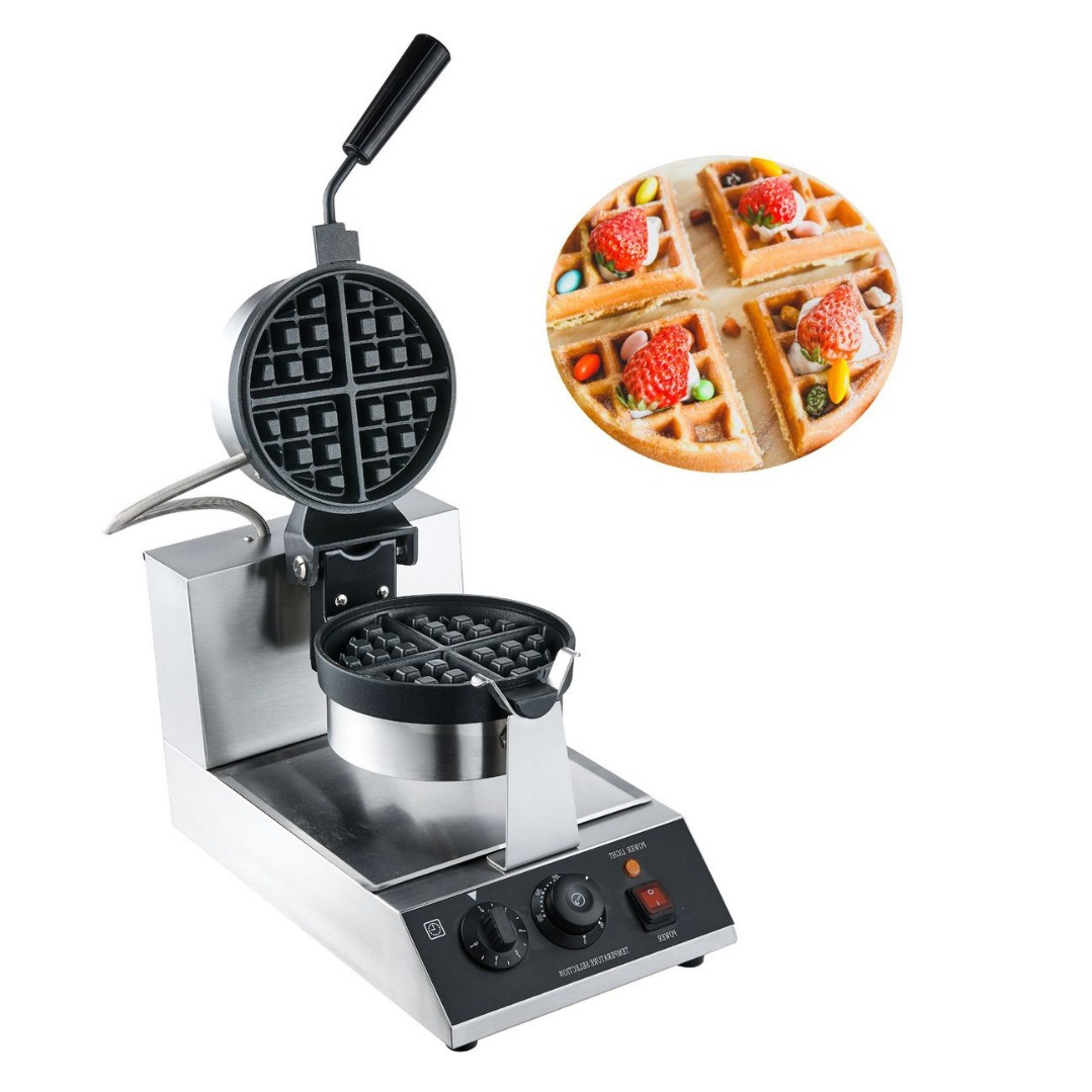 Waffle Iron Belgian - Gaufrier belge professionnel rotatif à commande