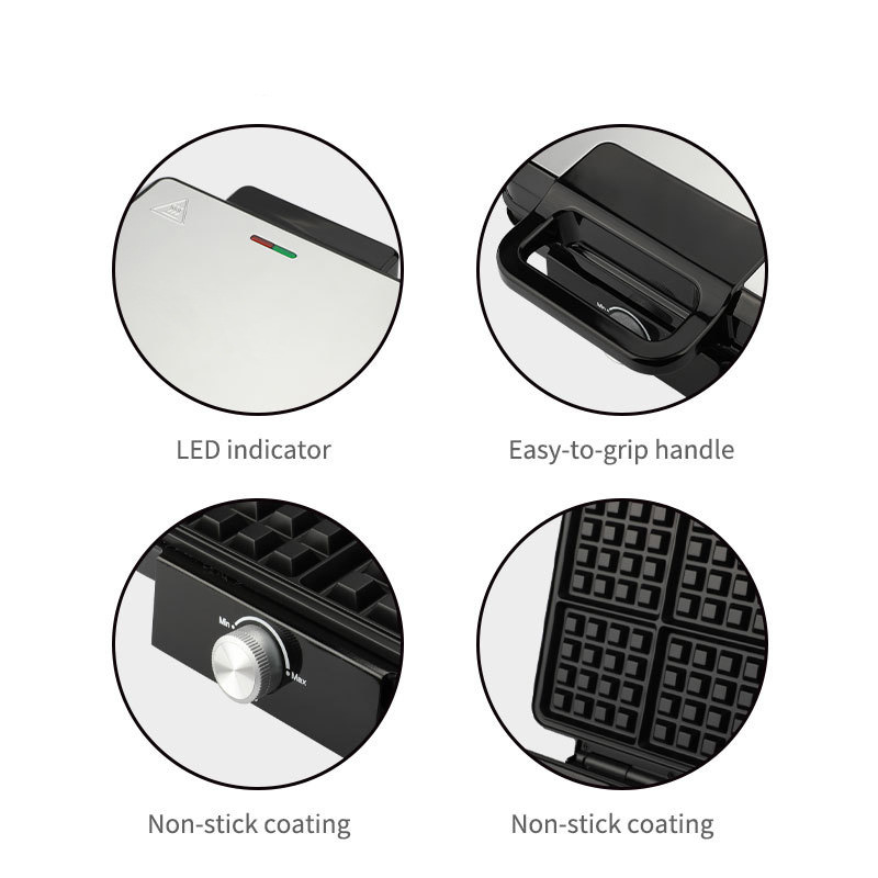 Reemix Gaufrier belge mini 4 t - Waffle Iron Belgian avis et prix