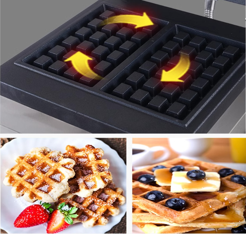 Gaufrier belge carré Commercia - Waffle Iron Belgian avis et prix